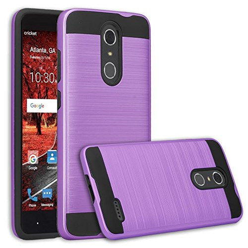 ZTE Grand X 4 Case, ZTE Grand X4 [Shock/Impact Resistant] Hybrid Protective Case Cover for ZTE Grand X 4, purple - www.coverlabusa.com