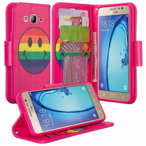 j7 rainbow emoji wallet case - www.coverlabusa.com