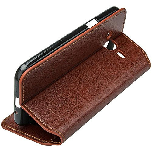 samsung galaxy j7 case - brown wallet - www.coverlabusa.com