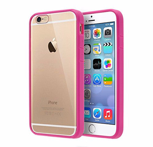 iphone 6s plus case, apple iphone 6 plus bumper case - hot pink- www.coverlabusa.com