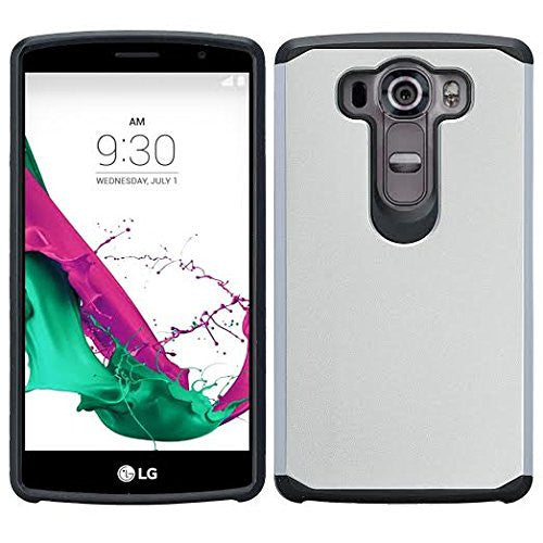 lg v10 case - hybrid - silver - www.coverlabusa.com