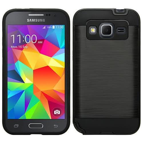 Samsung Galaxy Core Prime Case - Brush Black - www.coverlabusa.com