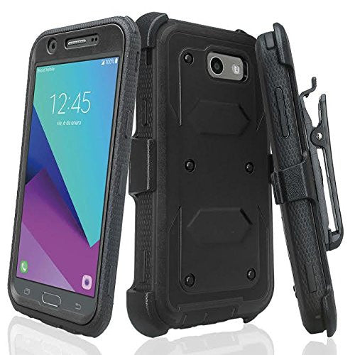 samsung j3 emerge case, holster - black - www.coverlabusa.com