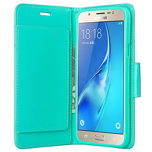 samsung galaxy j7 case - teal wallet - www.coverlabusa.com