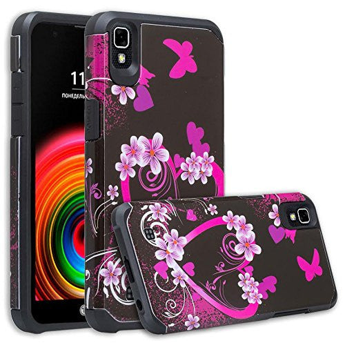 lg x power case - heart butterflies - www.coverlabusa.com