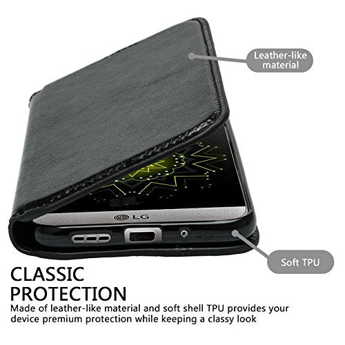 zte tempo wallet case - black - www.coverlabusa.com