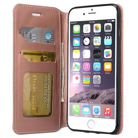 iphone 8 plus case, iphone 8 plus wallet case - rose gold - www.coverlabusa.com