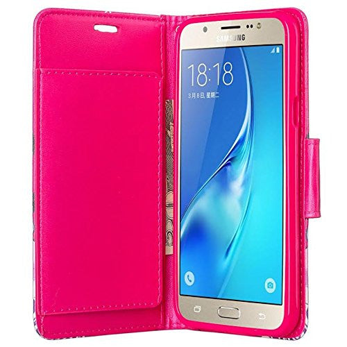 samsung galaxy j7 case - hot pink wallet - www.coverlabusa.com