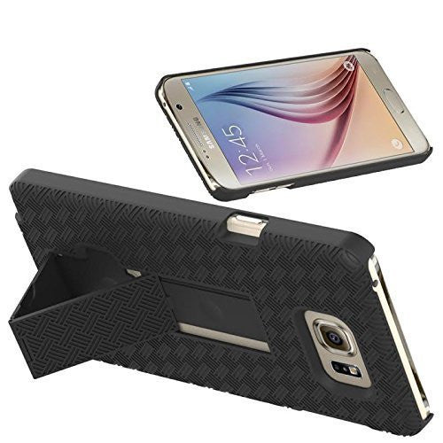 S6 Edge case, holster shell combo - black - www.coverlabusa.com