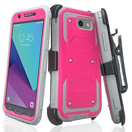 samsung j3 emerge case, holster - pink - www.coverlabusa.com