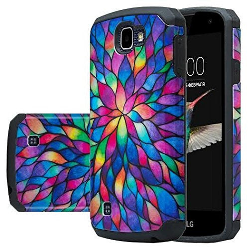 LG K3 Cases - rainbow flower - www.coverlabusa.com
