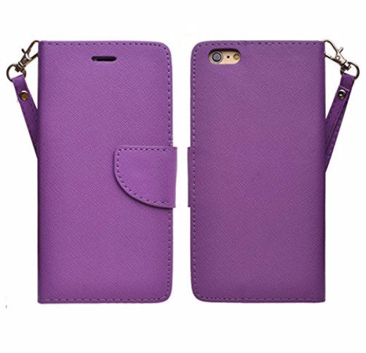 iphone 6 plus case, iphone 6s plus case wallet case purple - coverlabusa.com