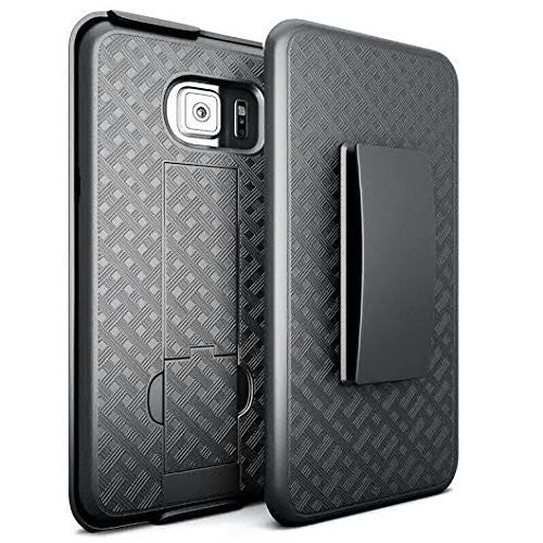 S6 Edge case, holster shell combo - black - www.coverlabusa.com