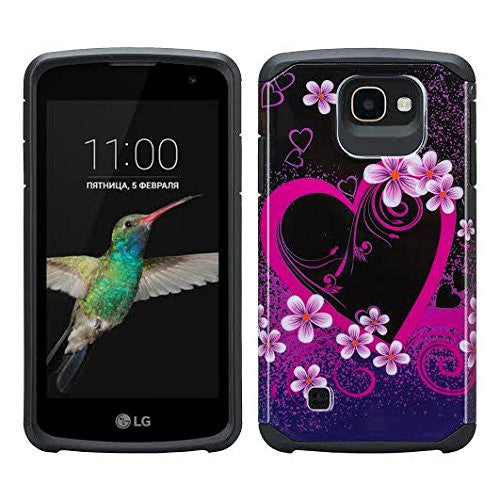 LG Optimus Zone 3 Cases | LG K4 Cases | LG Spree Cases | LG Rebel Cases - Heart Butterflies - www.coverlabusa.com