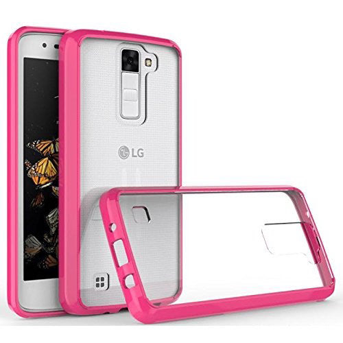 lg k8 bumper case - hot pink - www.coverlabusa.com