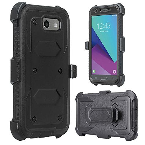 samsung j3 emerge case, holster - black - www.coverlabusa.com