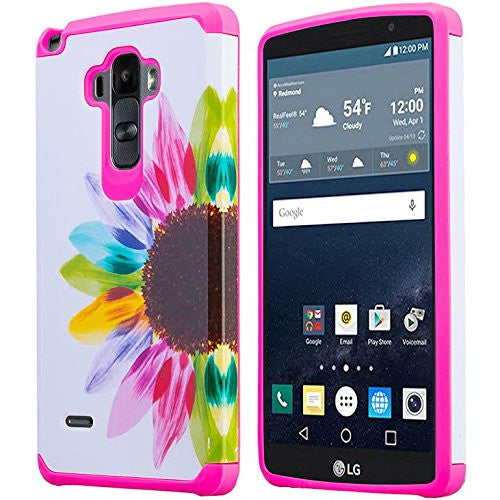 LG G Stylo Case, LG G Vista 2 Case - Sunflower - www.coverlabusa.com