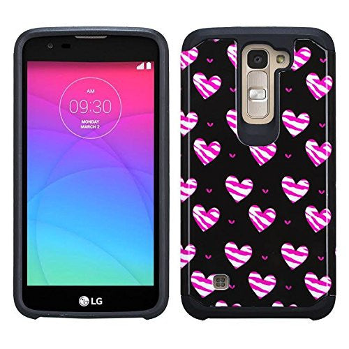 lg stylo 2 case - striped hearts - www.coverlabusa.com