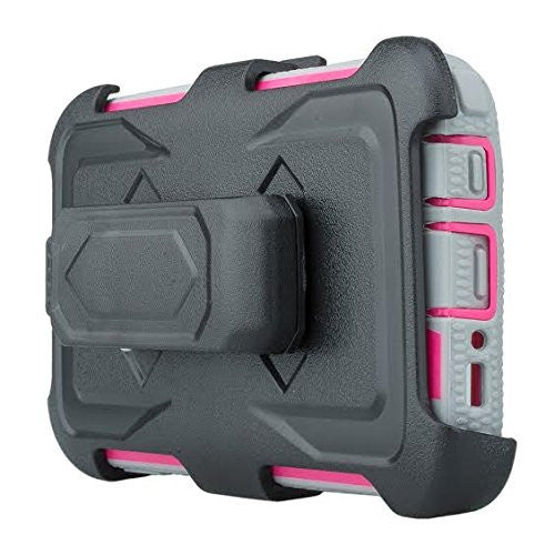 samsung S7 case, S7 heavy duty hybrid holster case - hot pink - www.coverlabusa.com