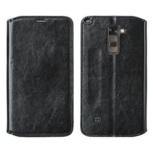 LG K8, Phoenix 2, Escape 3 wallet case - black - www.coverlabusa.com