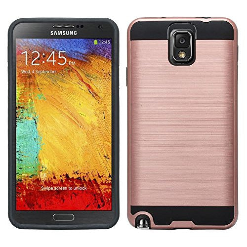 samsung galaxy note 3 brush case - rose gold - www.coverlabusa.com