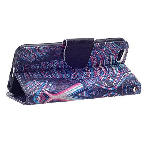 galaxy core prime wallet case - tribal elephant - www.coverlabusa.com