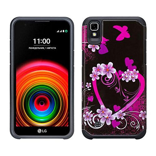 lg x power case - heart butterflies - www.coverlabusa.com