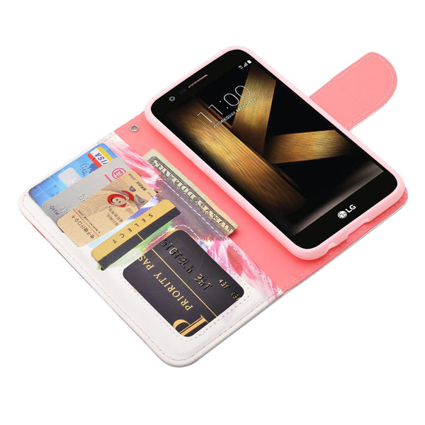 LG K20 V Case, K20 Plus leather wallet case - vivid sunflower - www.coverlabusa.com