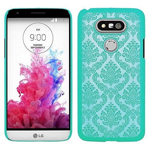 lg g5 slim damask case - teal - ww.coverlabusa.com