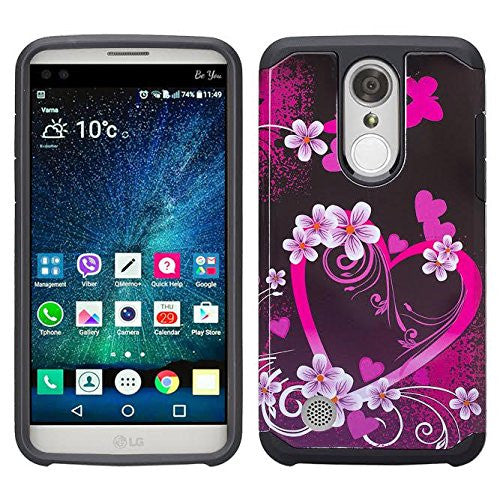 lg K4(2017) hybrid case - heart butterflies - www.coverlabusa.com