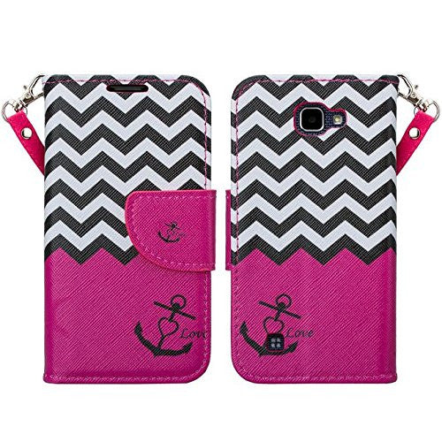 LG Optimus Zone 3 Cases | LG K4 Cases | LG Spree Cases | LG Rebel leather wallet case -  hot pink - www.coverlabusa.com 
