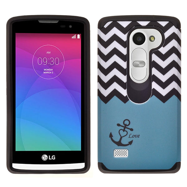 LG Leon LTE Case | Lg Tribute 2 Case | LG Power | LG Sunset | LG Destiny | LG Risio Case - teal anchor - www.coverlabusa.com