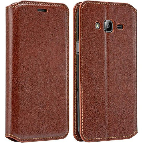 samsung galaxy j7 case - brown wallet - www.coverlabusa.com