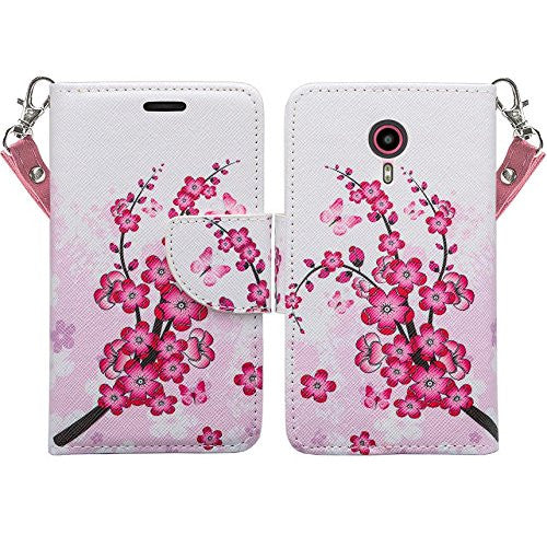 ZTE Ultra Case | ZTE Uhura | ZTE Quest Wallet Case - cherry blossom- www.coverlabusa.com