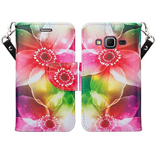 galaxy core prime wallet case - lily pedals - www.coverlabusa.com