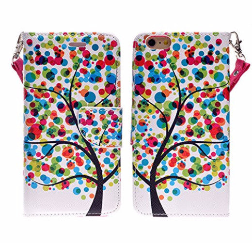 iphone 6 case, iphone 6 wallet case - glowing tree - www.coverlabusa.com