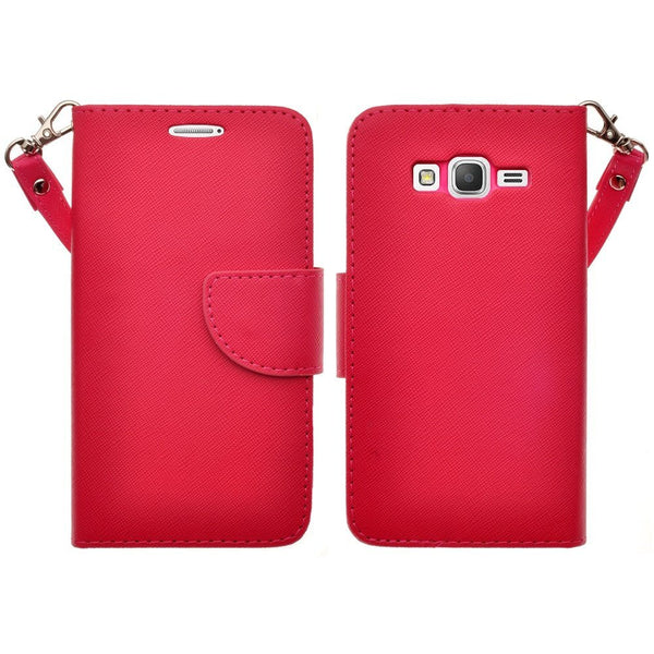 galaxy core prime wallet case - hot pink - www.coverlabusa.com