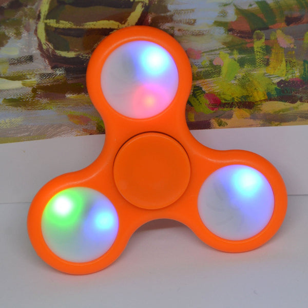 fidget spinner led spinner - orange - www.coverlabusa.com