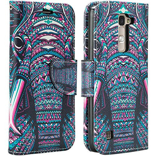 lg k7 tribal elephant wallet case - www.coverlabusa.com