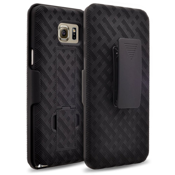 samsung galaxy note 5 holster shell combo case - black - www.coverlabusa.com