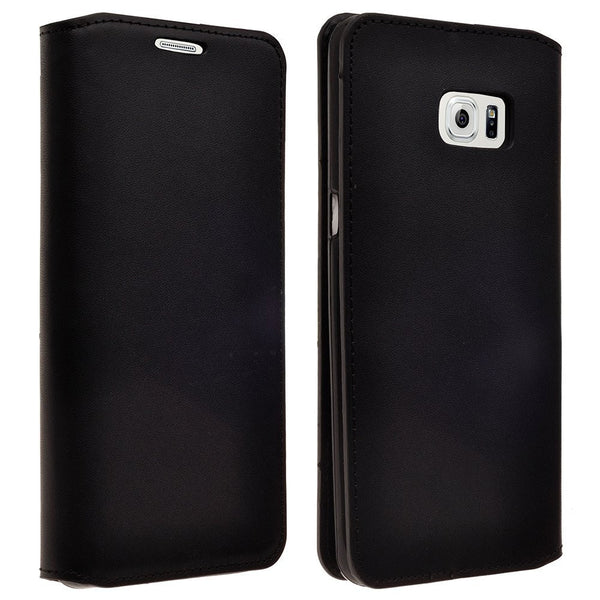 samsung galaxy note 5 case - genuine leather wallet - Black - www.coverlabusa.com