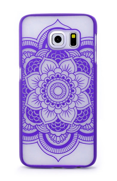 samsung galaxy s6 edge case - purple flower - www.coverlabusa.com