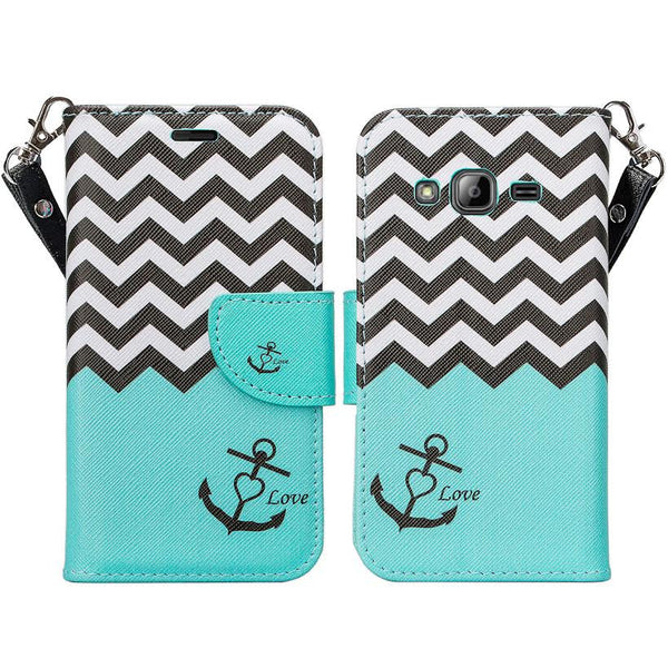 core prime wallet case, www.coverlabusa.com teal anchor 