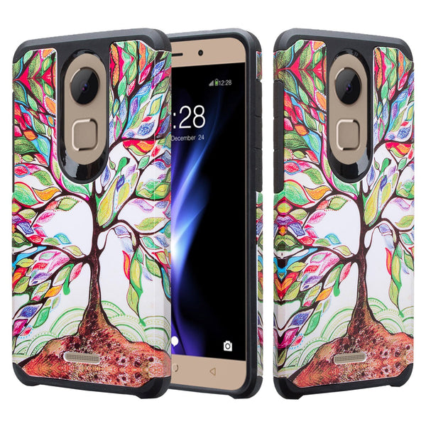 tmobile revvl plus, coolpad revvl plus case cover - vibrant tree - www.coverlabusa.com