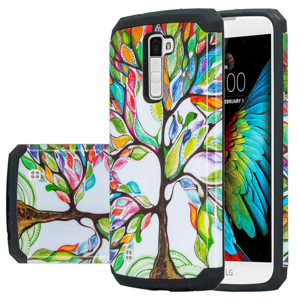 LG K8, Escape 3 Case, Protective Hybrid, Colorful Tree -  WWW.COVERLABUSA.COM