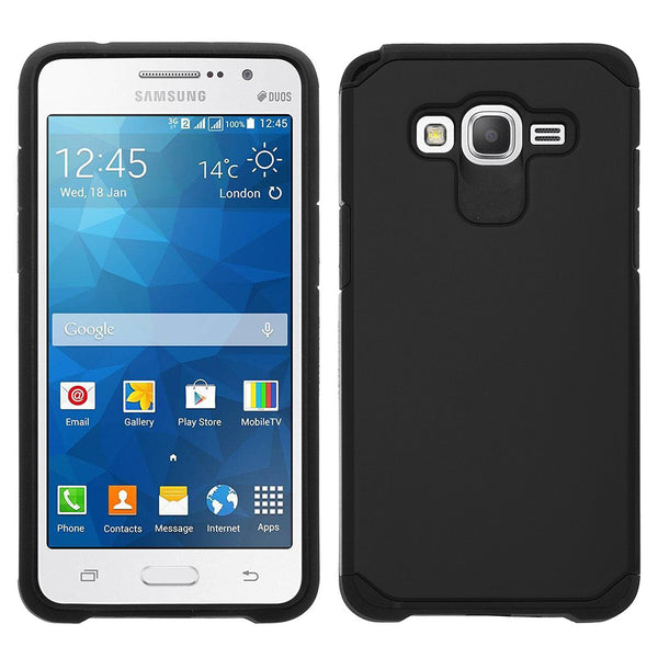 Samsung Galaxy Go Prime / Grand Prime Case, black hybrid www.coverlabusa.com