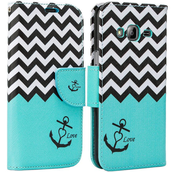 core prime wallet case, www.coverlabusa.com teal anchor 