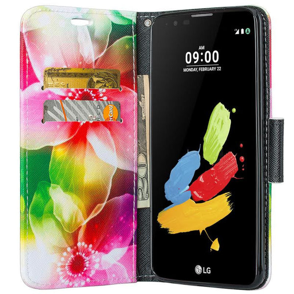 LG Stylo 2 Plus Wallet Case - lily pedals - www.coverlabusa.com