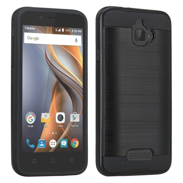 coolpad catalyst case cover - brush black - www.coverlabusa.com