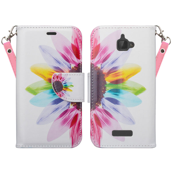 coolpad catalyst wallet case - vivid sunflower - www.coverlabusa.com